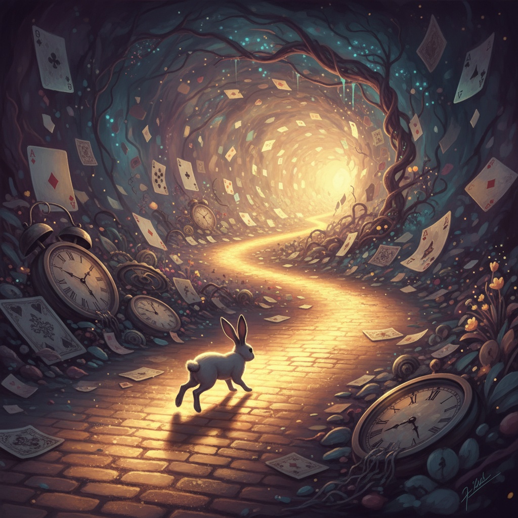 follow the white rabbit